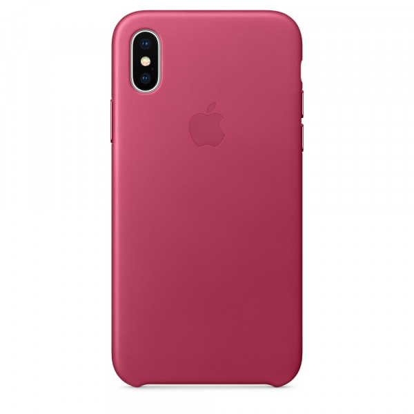 Реплика iPhone X Leather Case Pink Fuchsia (MQTJ2FE/A)