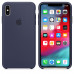 Репліка Apple Silicone Case For iPhone XS Max Midnight Blue