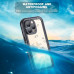 Shellbox DOT Waterproof Case Black For iPhone 13 Pro