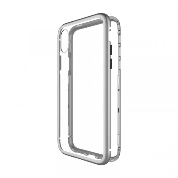 WK Design Magnets Case For iPhone XR Silver (WPC-103-RSL)