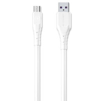 WK Wekome Wargod Fast Charging Micro USB Cable 1M 6A White (WDC-152)