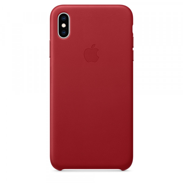 Репліка Apple Leather Case For iPhone XS Max Red