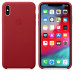 Репліка Apple Leather Case For iPhone XS Max Red