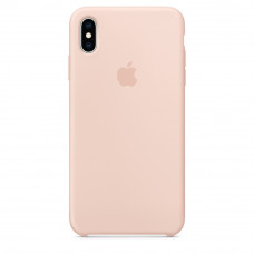 Репліка Apple Silicone Case For iPhone XS Max Pink Sand