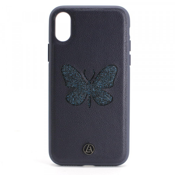 Luna Aristo Farfalla for iPhone X/XS Blue Copper Blue (LA-IPXBTF-BLU)