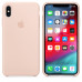 Репліка Apple Silicone Case For iPhone XS Max Pink Sand