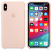 Репліка Apple Silicone Case For iPhone XS Max Pink Sand
