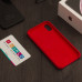 Репліка Apple Silicone Case For iPhone X Red (MMWK2FE/A)