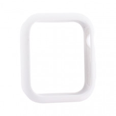 Coteetci Liquid Silicone Case For Apple Watch 4/5/6/SE 44mm White (CS7068-WH)