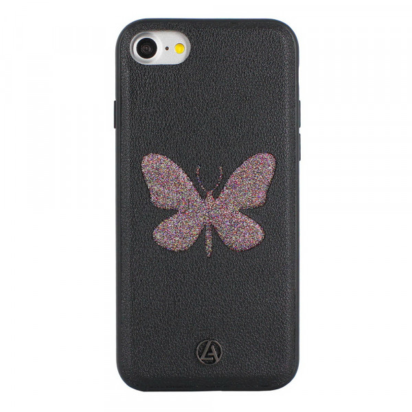 Luna Aristo Farfalla for iPhone 7/8 Plus Dusky-Wing Black (LA-IP7BTF-BLK-1)