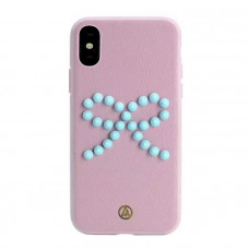 Luna Aristo Prima Donna for iPhone X/XS Periwinkle Pink (LA-IPXBOW-PNK)