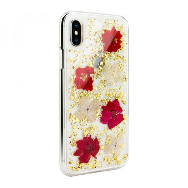 SwitchEasy Flash Case for iPhone X/XS Gold Flower (GS-81-444-16)