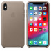 Репліка Apple Leather Case For iPhone XS Max Taupe