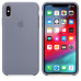 Реплика Apple Silicone Case For iPhone XS Max Lavender Grey
