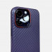 K-Doo Mag Noble Collection Carbon Purple For iPhone 14 Pro Max