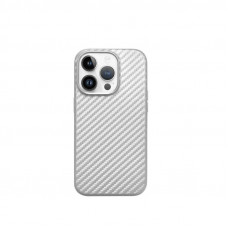 K-Doo Mag Noble Collection Carbon Silver For iPhone 14 Pro