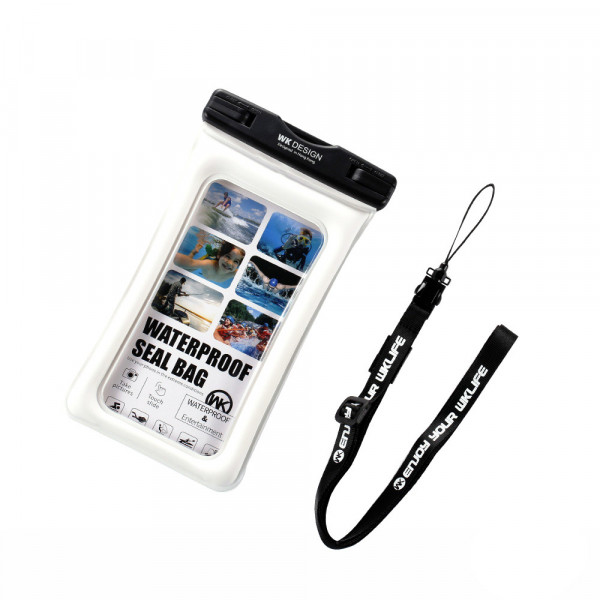 WK Design Ledive Waterproof Bag White (WT-Q01-WH)