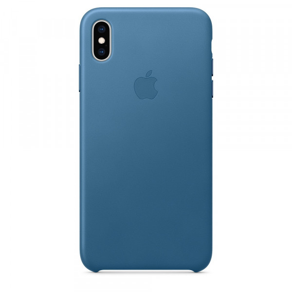 Реплика Apple Leather Case For iPhone XS Max Cape Cod Blue