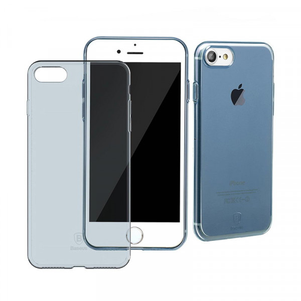 Baseus Simple Series Case (Clear) For iPhone 7/8/SE 2020 Transparent Blue