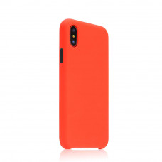 COTEetCI Mix Buttons Liquid Silicon Case for iPhone X/XS Red (CS8013-RD)