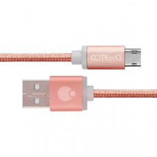 COTEetCI M23 NYLON Micro Cable 2m Rose Gold (CS2131-2M-MRG)
