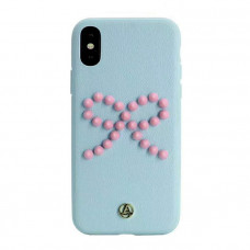 Luna Aristo Prima Donna for iPhone X/XS Blush Blue (LA-IPXBOW-BLU)