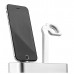 COTEetCI Base5 2-in-1 iPhone & Apple Watch Stand Silver (CS2095-TS)