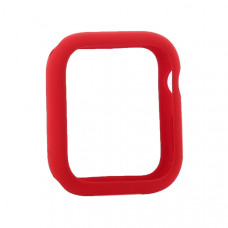 Coteetci Liquid Silicone Case For Apple Watch 4/5/6/SE 44mm Red (CS7068-RD)