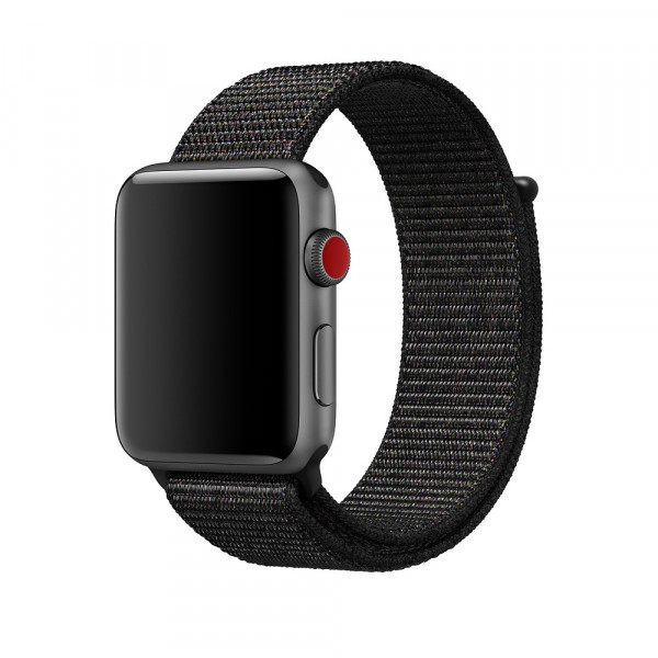 COTEetCI W17 Apple Watch Magic Tape Band 38/40/41mm Black (WH5225-BK)