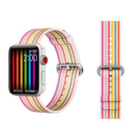 COTEetCI W30 Rainbow Nylon Band For Apple Watch 42/44/45/49mm Pink (WH5251-WP)