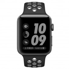 COTEetCI W12 Apple Watch Nike band 38/40/41mm Black/Grey (WH5216-BK-GY)