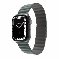 Switcheasy Skin Silicone Magnetic Watch Band for Apple Watch 38/40/41mm Pine Green (MAW801078PG22)