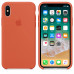 Репліка Apple Silicone Case For iPhone X Spicy Orange (MMQN2FE/A)