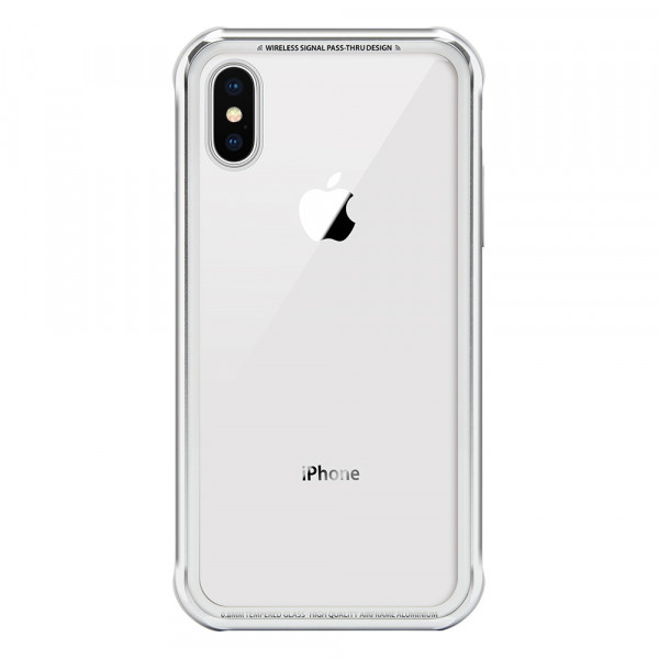 Switcheasy iGlass Case For iPhone XS Max Silver (GS-103-46-170-26)