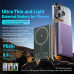 Wk Wekome Ultra-Thin Magnetic Wireless Charging Power Bank 5000mAh 15W Purple (WP-30)