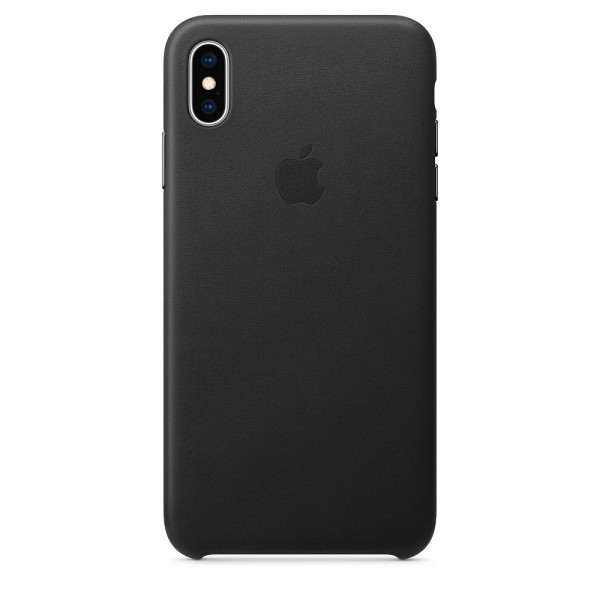 Репліка Apple Leather Case For iPhone XS Max Black