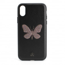 Luna Aristo Farfalla for iPhone X/XS Dusky-Wing Black (LA-IPXBTF-BLK)