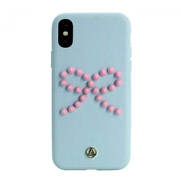 Luna Aristo Prima Donna for iPhone X/XS Blush Blue (LA-IPXBOW-BLU)