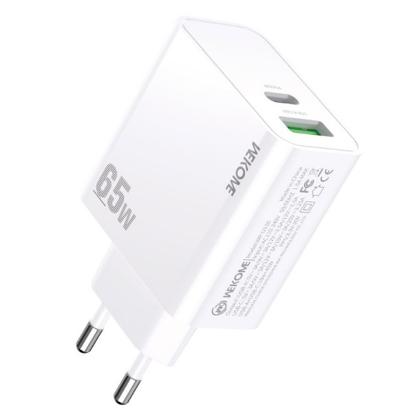 WK Wekome 65W Charger White (WP-U116)