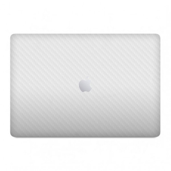 COTEetCI Carbon Pattern Protective Soft Shell White For MacBook Pro 13