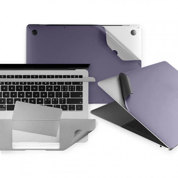 COTEetCI Fuselage Film Set Violet Grey for MacBook Pro 13