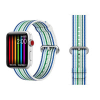 COTEetCI W30 Rainbow Nylon Band For Apple Watch 42/44/45/49mm Blue (WH5251-WB)