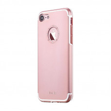 ibacks Aluminum Case with Diamond Ring iPhone 7 Plus Rose Gold