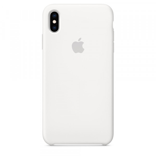 Репліка Apple Silicone Case For iPhone XS Max White
