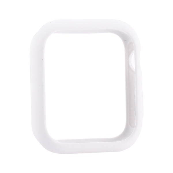 Coteetci Liquid Silicone Case For Apple Watch 4/5/6/SE 44mm White (CS7068-WH)