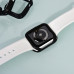 Coteetci PC+TPU Case For Apple Watch 4/5/6/SE 40mm Black + White (CS7051-BW)