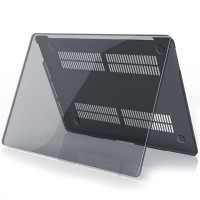 COTEetCI Crystal PC Case For MacBook Pro 16" (2019) Transparent Black (MB1020-TB)