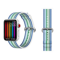 COTEetCI W30 Rainbow Nylon Band For Apple Watch 38/40/41mm Blue (WH5250-WB)