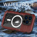 Shellbox M Waterproof Case Red + Black For iPhone 14